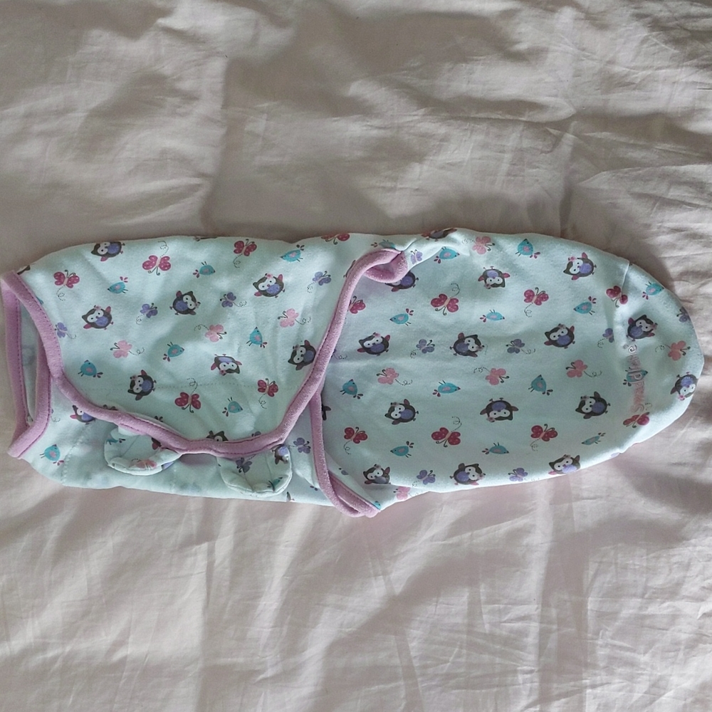 Garanimals Swaddleme swaddle, owls and butterflies, 7-14 pounds
